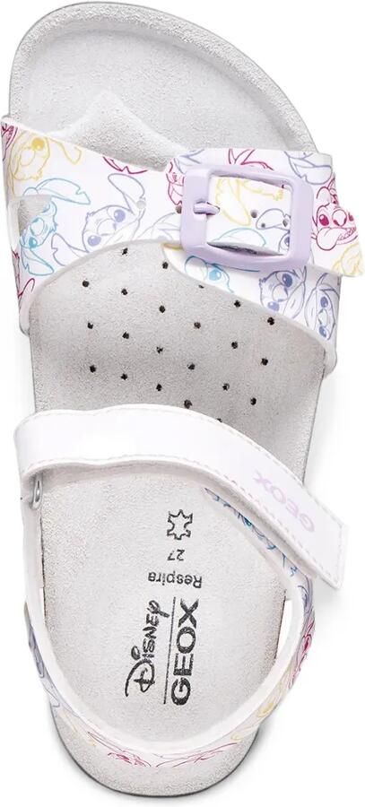 Geox Kids x Lilo & Stitch graphic-print touch-strap sandals Wit - Foto 3