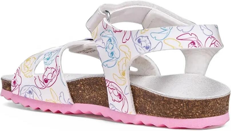 Geox Kids x Lilo & Stitch graphic-print touch-strap sandals Wit - Foto 2