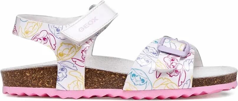 Geox Kids x Lilo & Stitch graphic-print touch-strap sandals Wit - Foto 5