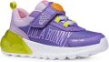 Geox Kids x Looney Tunes Activart Illuminus sneakers met klittenband Paars - Paars