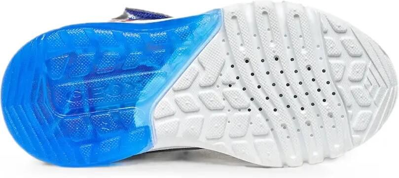 Geox Kids x Marvel Spider- Ciberdron high-top sneakers met klittenband Blauw - Foto 4