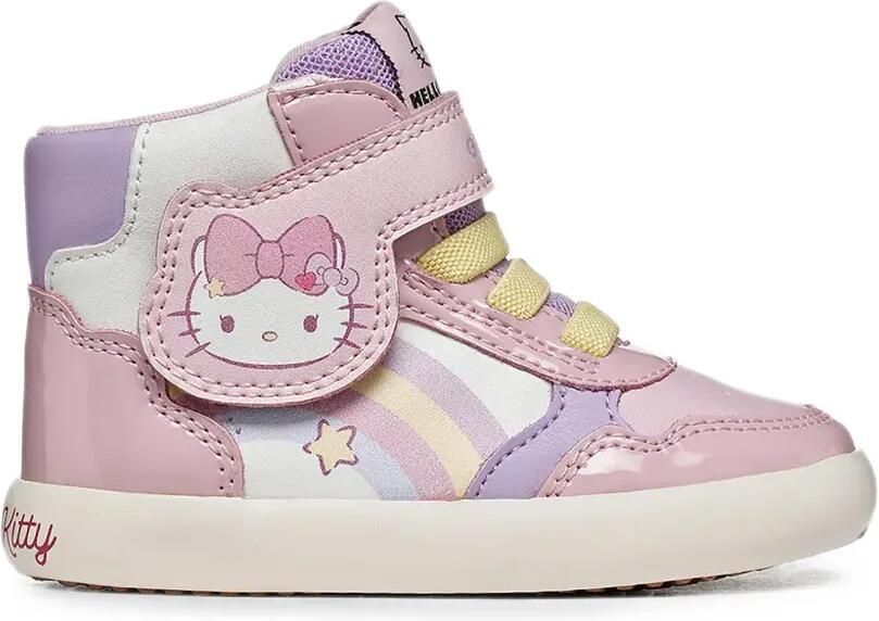 Geox Kids x Sanrio Hello Kitty high-top sneakers Roze