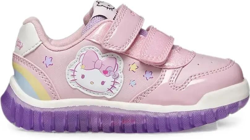 Geox Kids x Sanrio Hello Kitty Lightyloo sneakers Roze - Foto 3