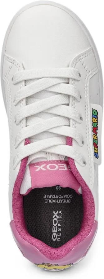 Geox Kids x Super Mario Eclyper sneakers Wit - Foto 4