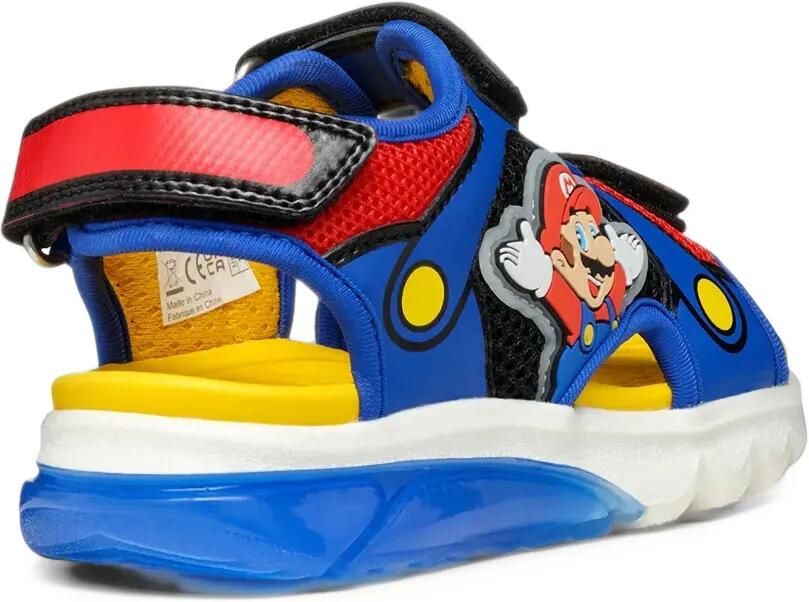 Geox Kids x Super Mario touch-strap sandals Blauw - Foto 2