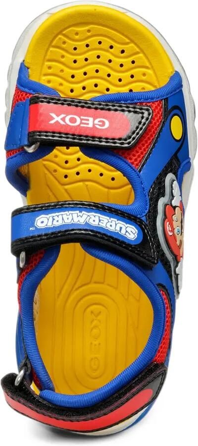 Geox Kids x Super Mario touch-strap sandals Blauw - Foto 4
