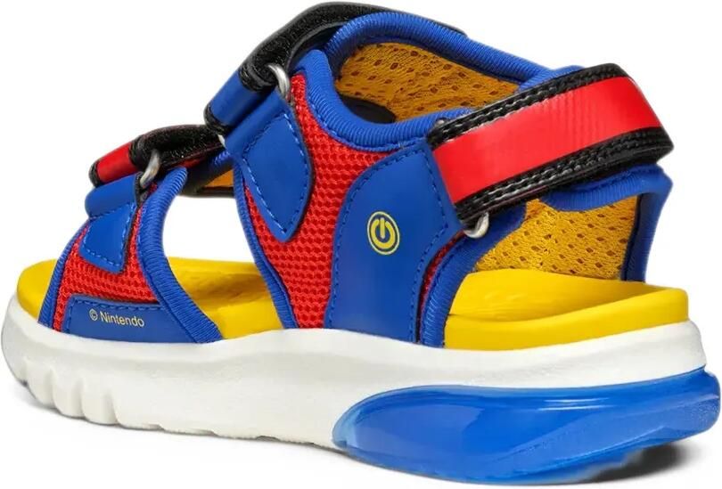 Geox Kids x Super Mario touch-strap sandals Blauw - Foto 3