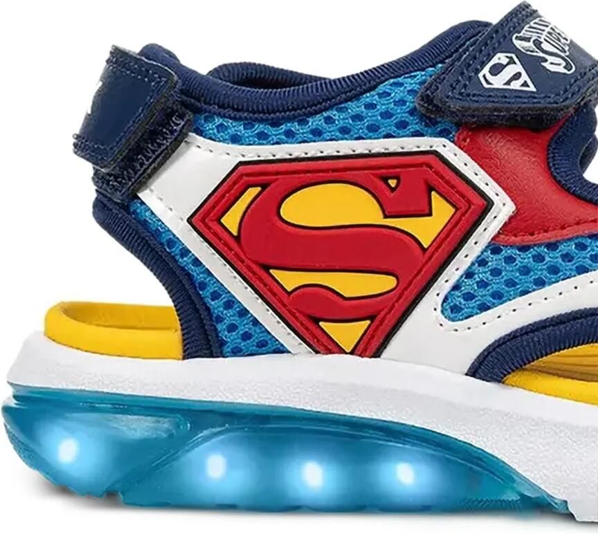 Geox Kids x Super Cyberdron sandalen met klittenband Blauw - Foto 2