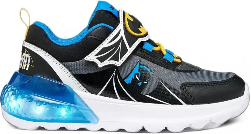 Geox Kids x Warner Bros Activart Illuminus touch-strap sneakers Zwart