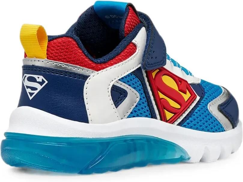 Geox Kids x Warner Bros. Bat T-shirt Super Ciberdron low-top sneakers Blauw - Foto 3