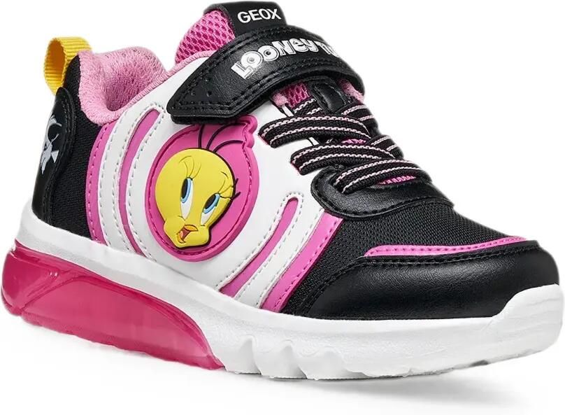 Geox Kids x Warner Bros Looney Tunes Ciberdron sneakers Zwart