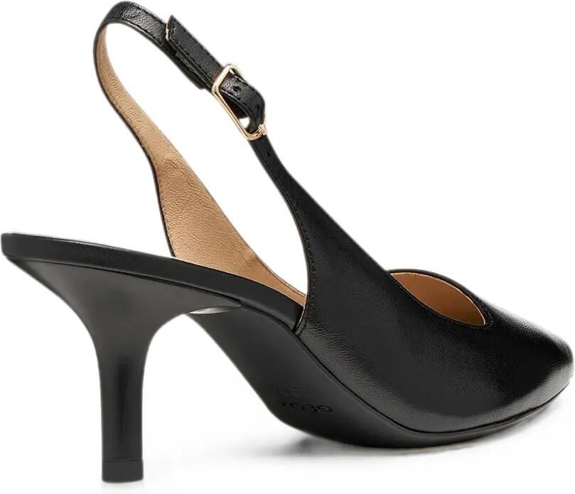 Geox Kleopy slingback pumps met puntige neus en bandje Zwart - Foto 2