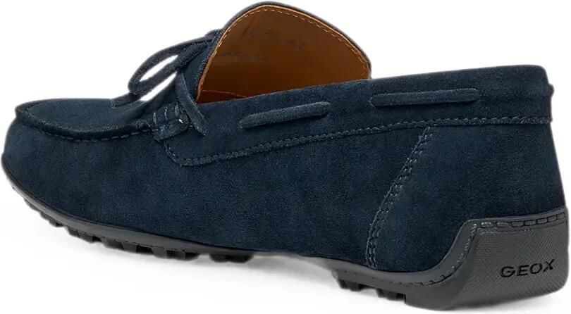 Geox Kosmopolis + Grip suède loafers met strikdetail Blauw - Foto 3