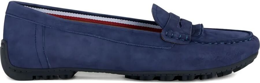 Geox Kosmopolis suède loafers Blauw