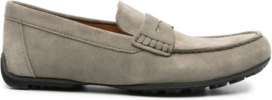 Geox Kosmopolis suède loafers Groen