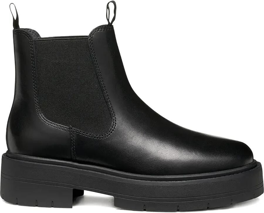 Geox Leren laarzen Zwart