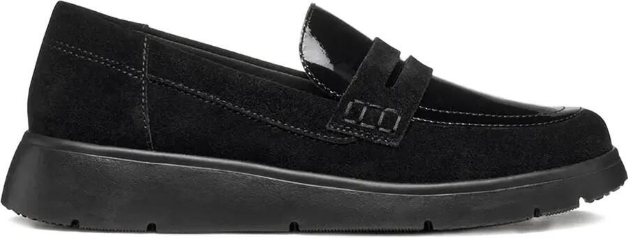 Geox Leren loafers Zwart