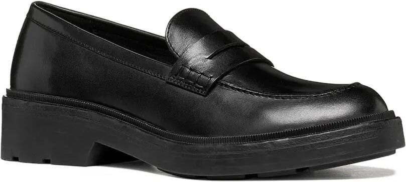Geox Leren penny loafers Zwart - Foto 4