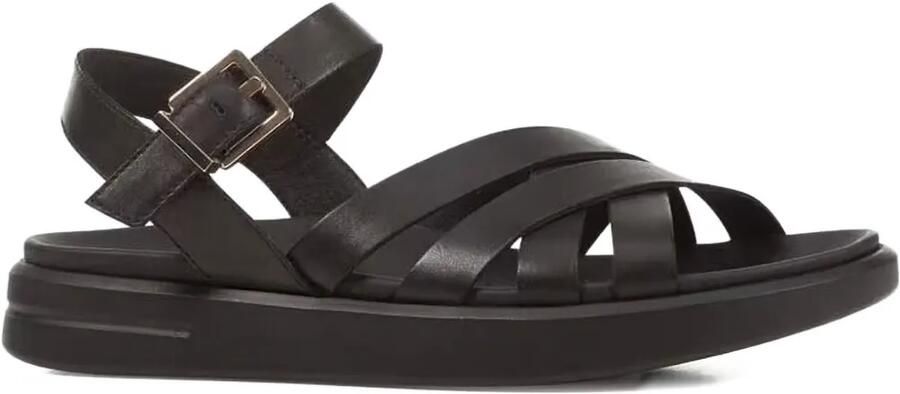 Geox Leren sandalen Zwart