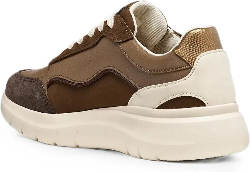 Geox Leren sneakers met vlakken Bruin - Foto 3