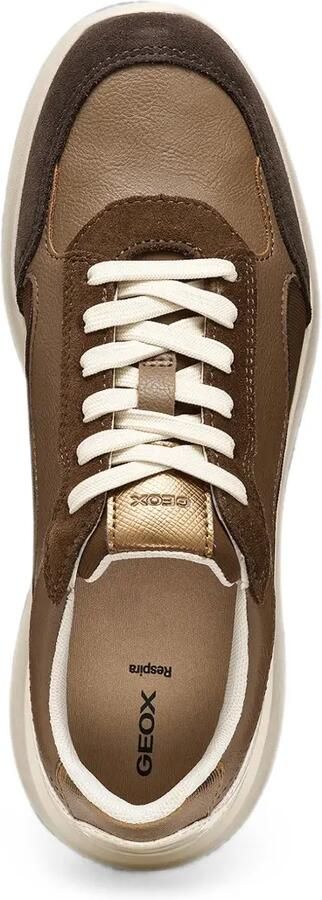 Geox Leren sneakers met vlakken Bruin - Foto 4
