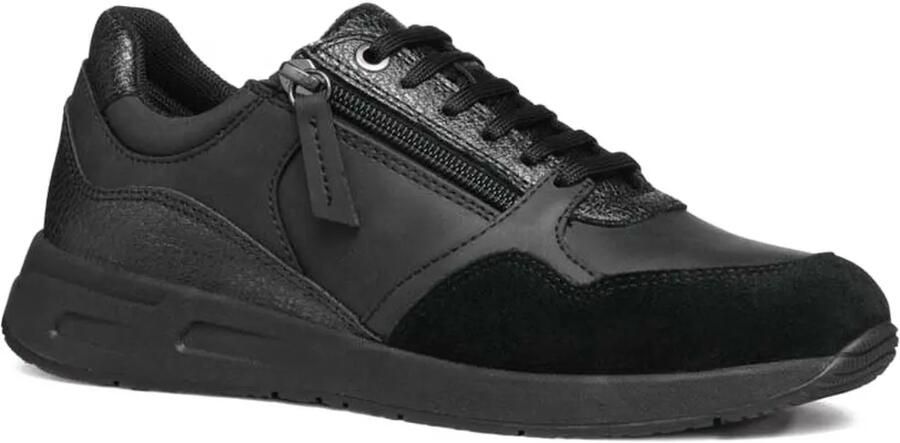 Geox Leren sneakers Zwart