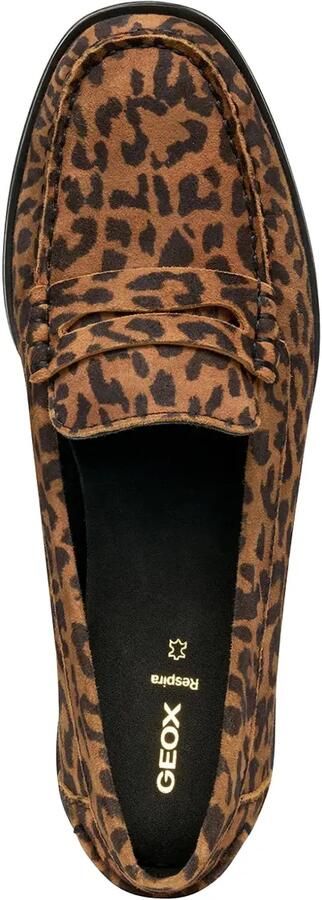 Geox Loafers met luipaardprint Bruin - Foto 4