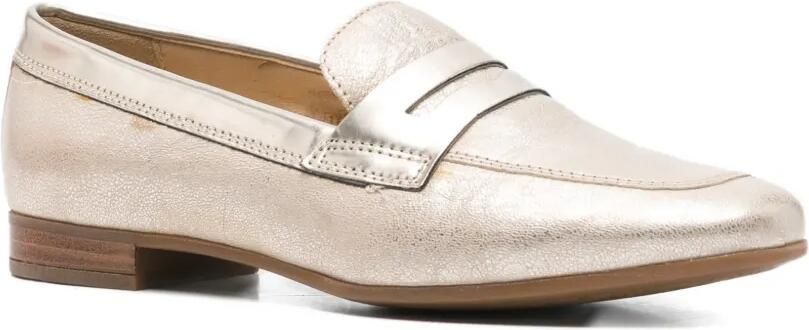 Geox Loafers met metallic-effect Goud - Foto 4