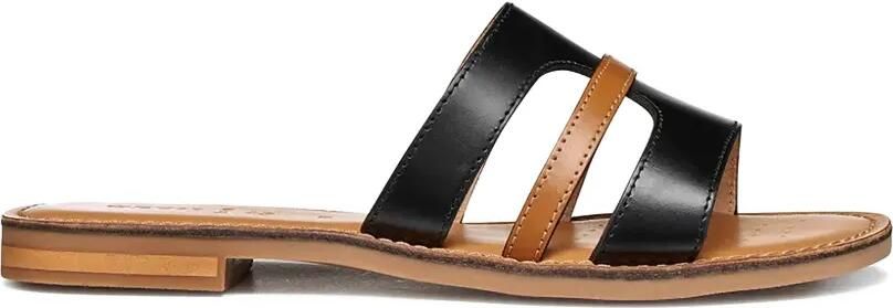 Geox Maddalusia C teenslippers met meerdere bandjes Bruin