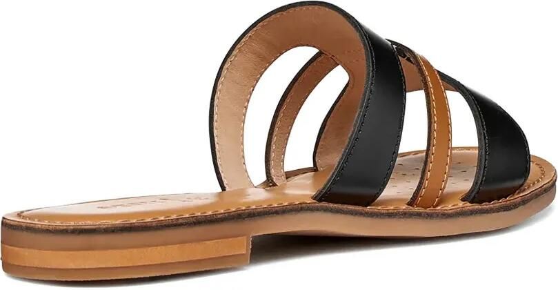 Geox Maddalusia C teenslippers met meerdere bandjes Bruin - Foto 2
