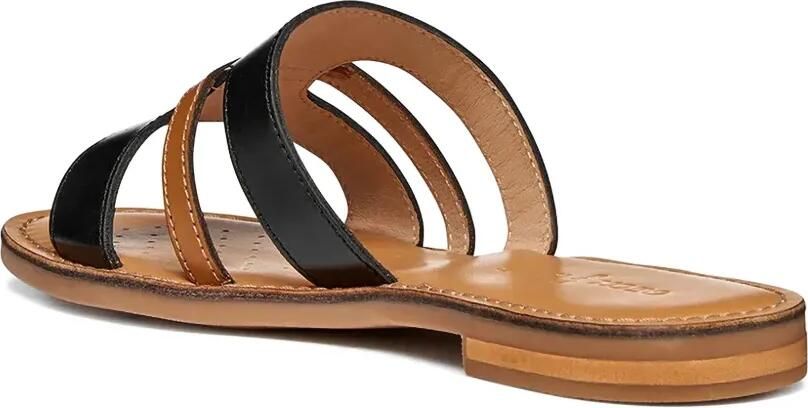 Geox Maddalusia C teenslippers met meerdere bandjes Bruin - Foto 3