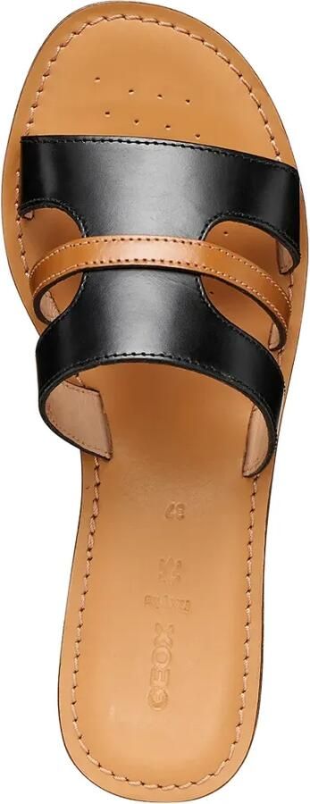 Geox Maddalusia C teenslippers met meerdere bandjes Bruin - Foto 4