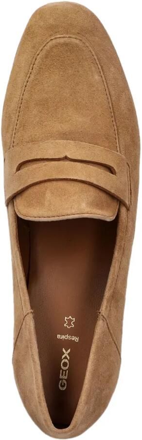 Geox Mantinea suède penny loafers Bruin - Foto 3