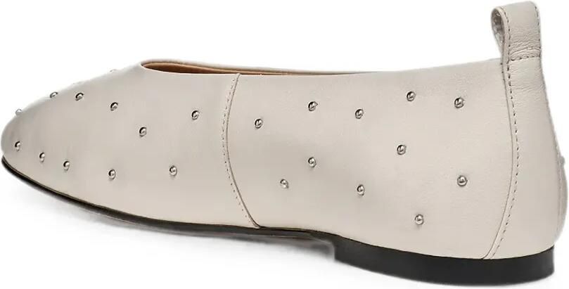 Geox Marsilea leren ballerina's verfraaid met studs Beige - Foto 3