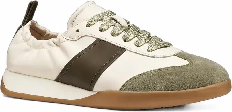 Geox Maryemy leren sneakers met suède vlakken Grijs - Foto 2