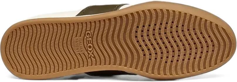Geox Maryemy leren sneakers met suède vlakken Grijs - Foto 4