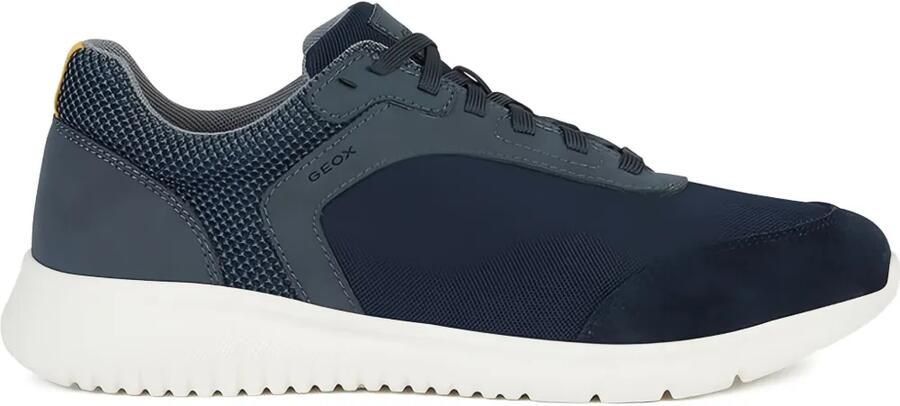 Geox Monreale sneakers met mesh vlak Blauw