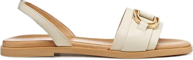 Geox Naileen slingback sandalen met gespdetail Beige