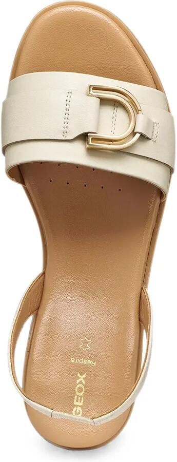 Geox Naileen slingback sandalen met gespdetail Beige - Foto 2