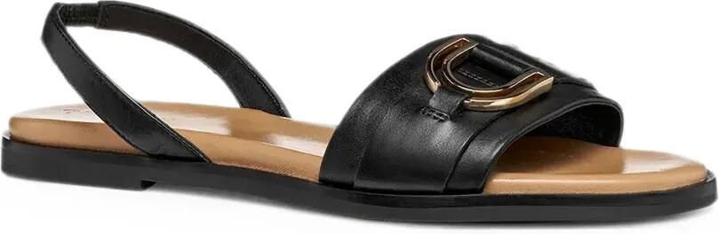 Geox Naileen slingback sandalen met gespdetail Zwart - Foto 4