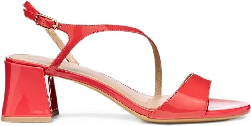 Geox New Eraklia 50 T01 sandalen met blokhak Rood