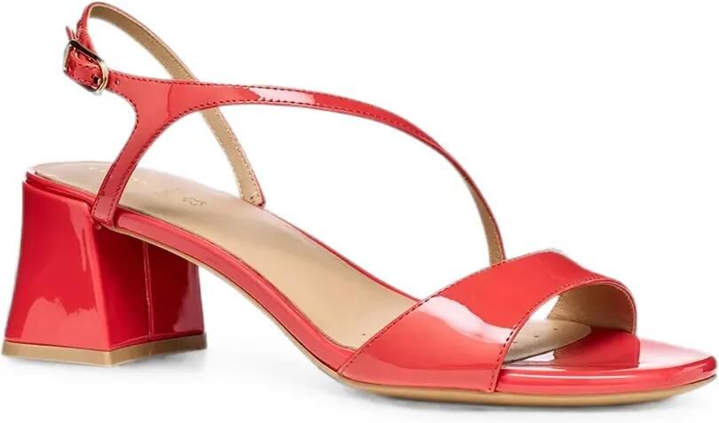 Geox New Eraklia 50 T01 sandalen met blokhak Rood - Foto 4