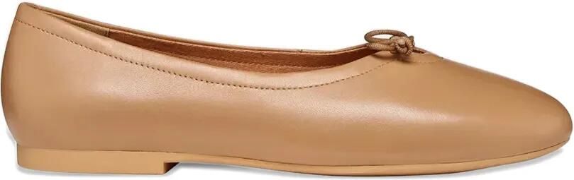 Geox New Palmaria ballerina's met strikdetail Beige