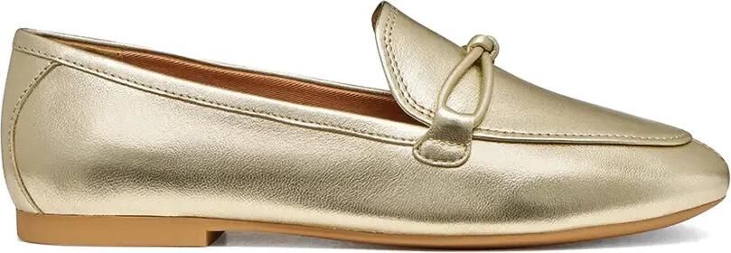 Geox New Palmaria loafers met metallic afwerking Goud