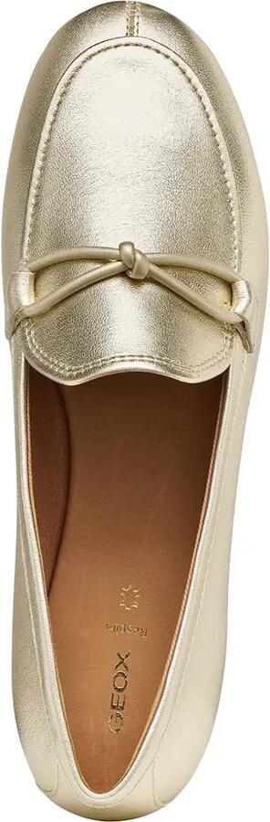 Geox New Palmaria loafers met metallic afwerking Goud - Foto 4