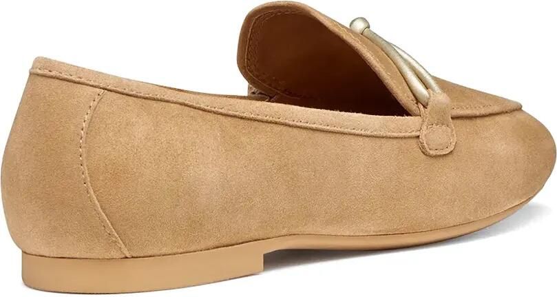 Geox New Palmaria suède loafers met geknoopt detail Beige - Foto 2