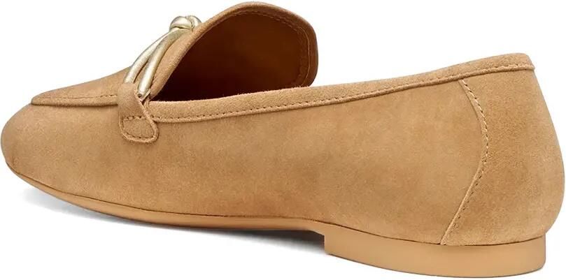 Geox New Palmaria suède loafers met geknoopt detail Beige - Foto 3