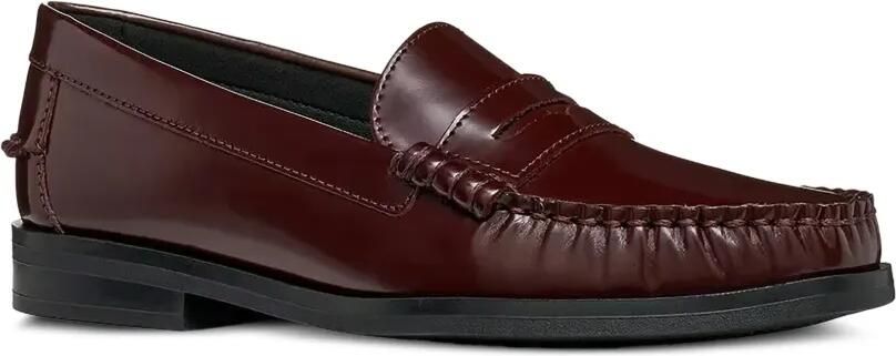 Geox Noemen penny loafers met gepolijste afwerking Rood - Foto 5