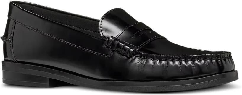 Geox Noemen penny loafers met gepolijste afwerking Zwart - Foto 5