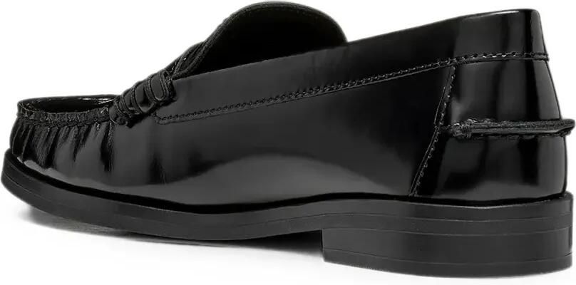 Geox Noemen penny loafers met gepolijste afwerking Zwart - Foto 3
